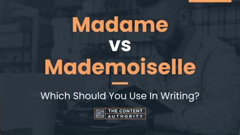 madame vs mademoiselle abbreviation.